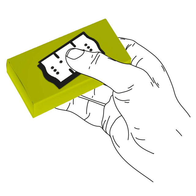 Braille etikety